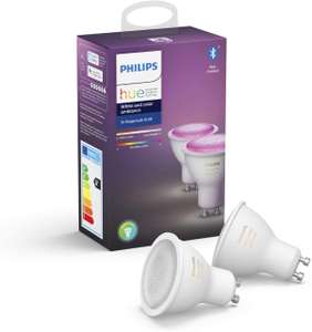 [Amazon Prime WHD] 2x Philips Hue White & Color Ambiance GU10 (2.Gen)