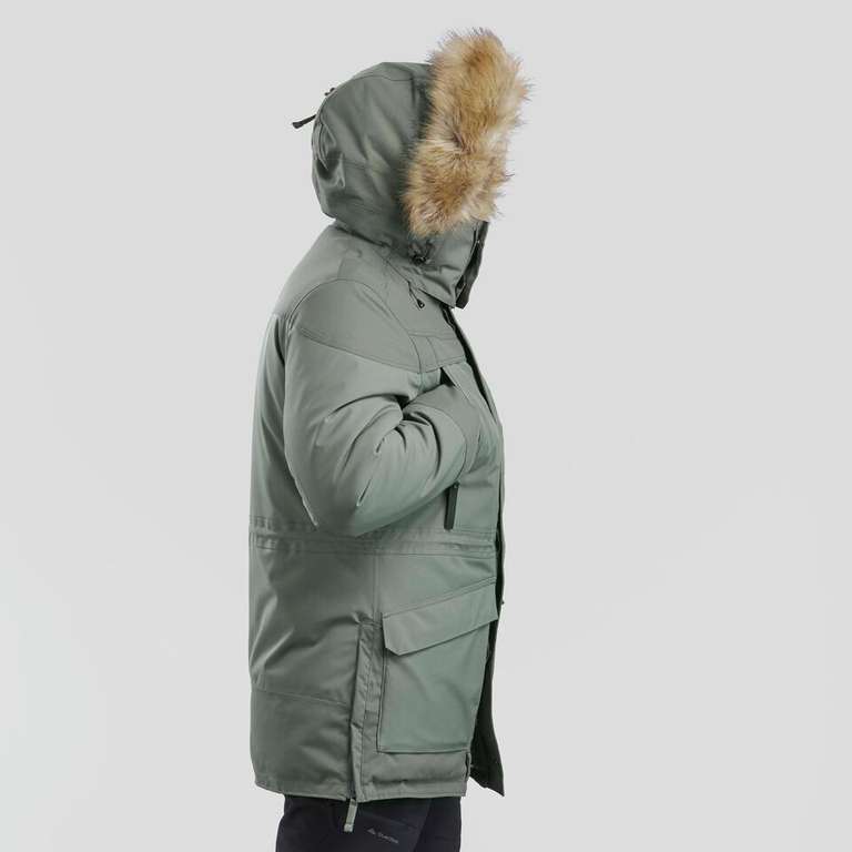 [DECATHLON] Parkajacke Herren ultra-warm -20 °C wasserdicht Winterwandern - SH500 khaki