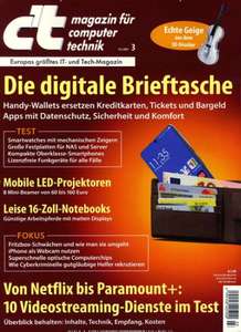Computermagazine mit erhöhten Prämien: z.B. c't Abo (28 Ausgaben) 136,20€ + 75,00€ BestChoice (inkl. Amazon) | CHIP Plus, Computer Bild