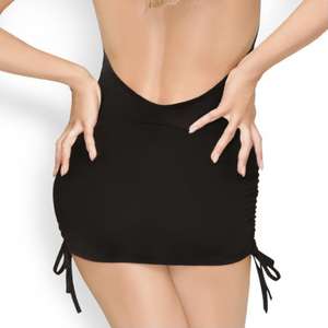 Rückenfreies Minikleid in schwarz oder rot für nur 4,99€ zzgl. Versand (gratis ab 69,96€ MBW)