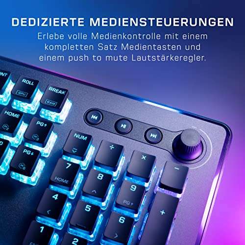 Roccat Vulcan II Max Linear (Rot) Gaming Tastatur (2022), QWERTZ, in Schwarz oder Weiß