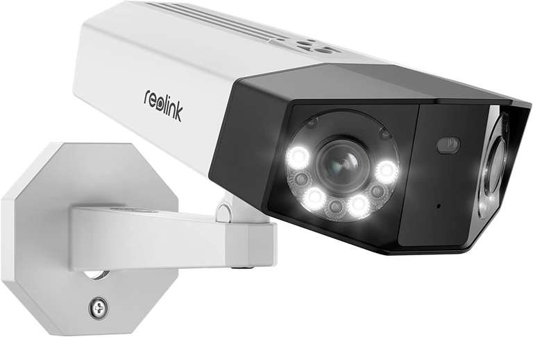 Reolink Duo 2 PoE Überwachungskamera (4608x1728@20fps, 2 Linsen, 30m Nachtsicht, 560lm Spotlight, LAN, FTP, microSD, 2-Wege-Audio, IP66)