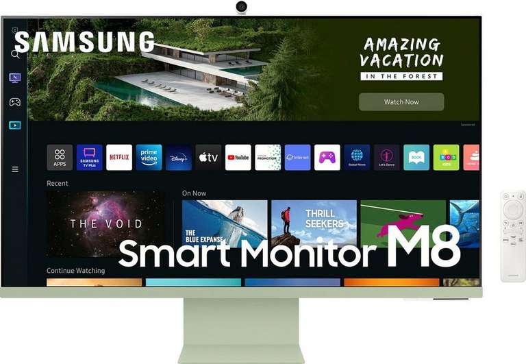 Samsung M8 Smart Monitor - Homeoffice- & Fernsehbildschirm ALLE FARBEN 32 Zoll 4K VA Panel