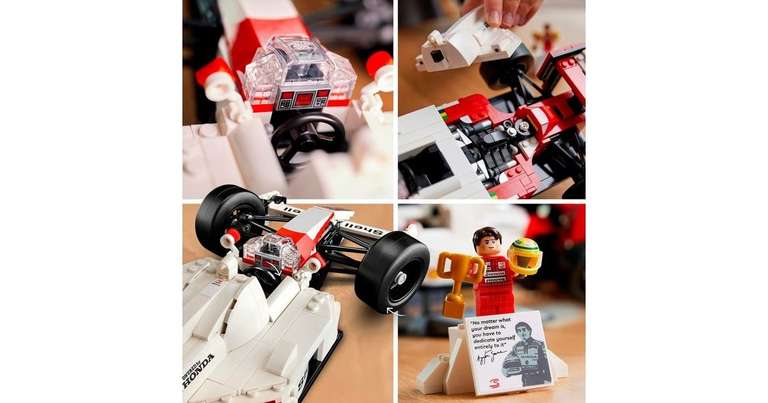 LEGO Icons 10330 McLaren MP4/4 & Ayrton Senna (-38% UVP)