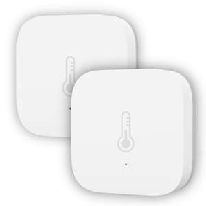 2er Pack: Aqara Temperatur- und Feuchtigkeitssensor (Xiaomi Mi Home, Zigbee, -20 bis 60°C, 0 bis 100pct)