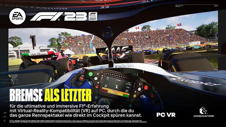 F1 23 Standard PC Win | Download Code EA App - Origin | Deutsch | Amazon.de