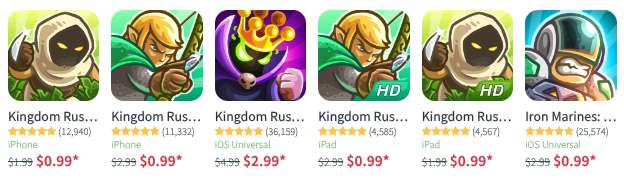 [iOS] Ironhide Games Sale: Kingdom Rush Origins/Vengeance