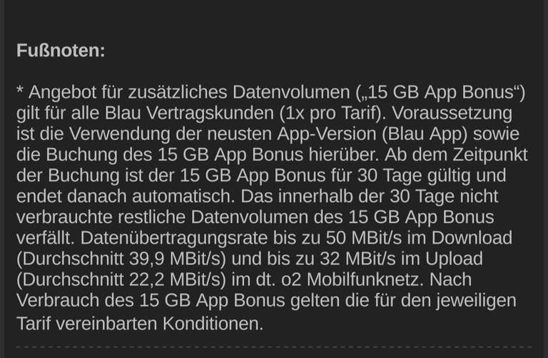 15GB geschenkt für blau.de App-Nutzer