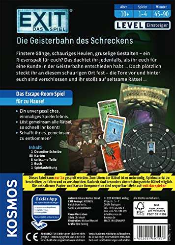 Kosmos EXIT - Das Spiel - Die Geisterbahn des Schreckens (697907) für 7,97€ inkl. Versandkosten (Amazon Prime)