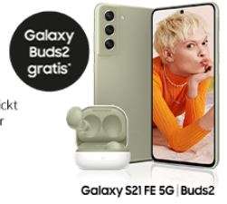 Samsung Galaxy S21 FE 5G 128GB + Buds 2 im MD Telekom 10GB für 19,99€/M + 79€ZZ / alternativ mit 12GB im Telefonica Netz