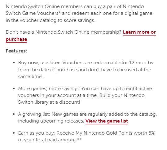 [Nintendo.com] 2 digitale Spiele für $100 - Online Mitgliedschaft notwendig z.B. Pikmin 4, Zelda Tears of the Kingdom - US eShop