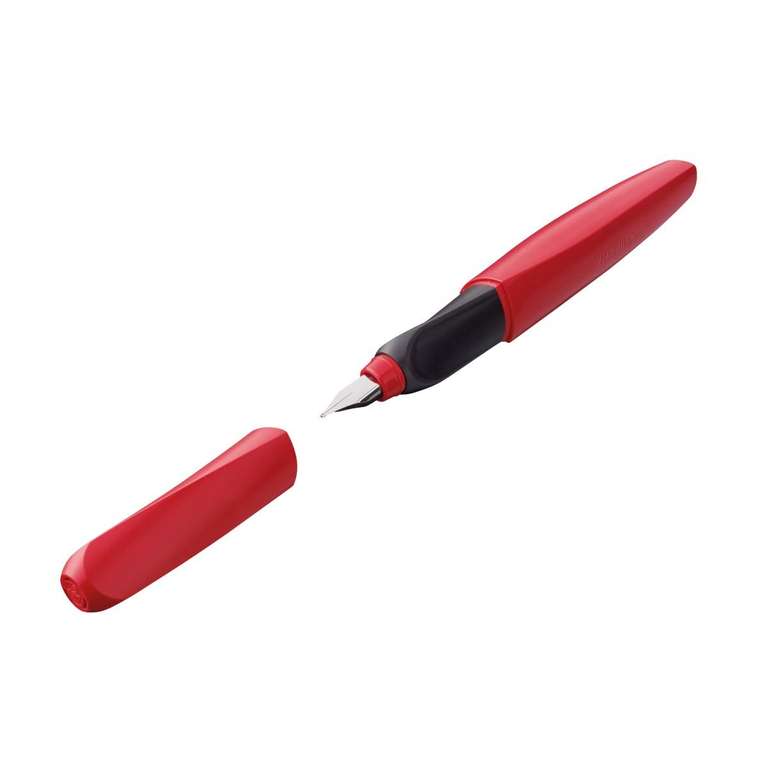 Pelikan Füller Twist, Feder M, Fiery Red, inklusive 2 Patronen oder Tintenroller Twist R457 für je 5,99€ (Prime/bol)