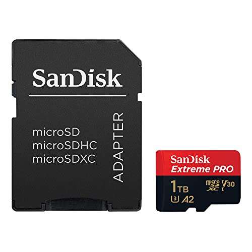 SanDisk Extreme PRO microSDXC 1TB, UHS-I U3, A2, Class 10 | Amazon