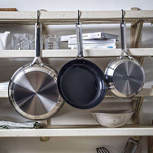 (Amazon) KitchenAid Stainless Steel Bratpfannen-Set (20cm, 24cm & 28cm)
