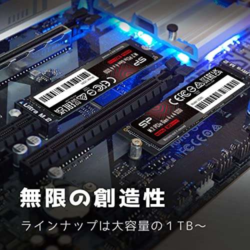Silicon Power 1TB NVMe 4.0 Gen4 PCIe M.2 SSD R/W bis zu 4.800/4.200 MB/s