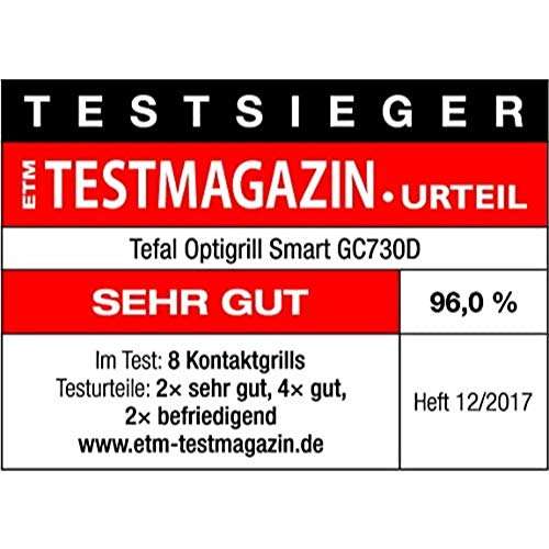 Tefal GC730D OptiGrill+ Smart | Kontaktgrill mit App- Steuerung