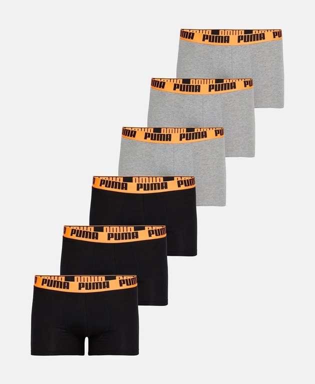 [S/M] 6x Puma Boxershorts, verschiedene Farben (3,07 € je Unterhose) - BestSecret
