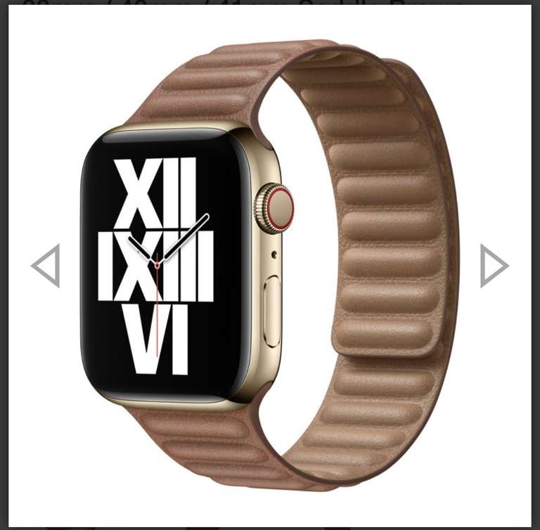 [SBSupply] Apple Watch Lederarmband „Leather Link“ ausgesuchte Größen und Farben für die kleinere Uhr