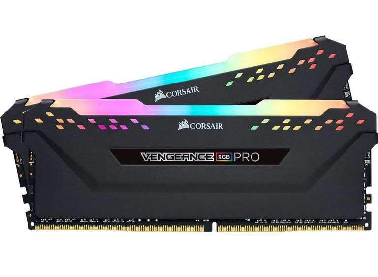 Corsair Vengeance RGB PRO 32GB (2 x 16 GB) DDR4 3600MHz C18, High Performance Desktop Arbeitsspeicher Kit (AMD Optimised) - Schwarz, PRIME
