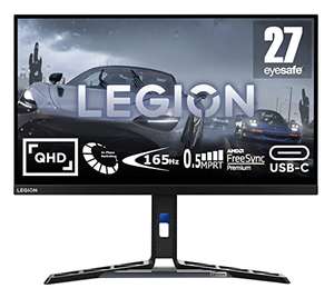 Lenovo Legion Y27h-30 Monitor: 27" WQHD, IPS, 180Hz, 400 cd/m², 0.5ms MPRT, 2x, HDM, 1xDP, 4x USB 3.2, USB-C (DP), FreeSync Premium