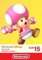 15€ Nintendo eShop Guthaben für 11,31€ (Faktor: 0,754) per Kreditkarte