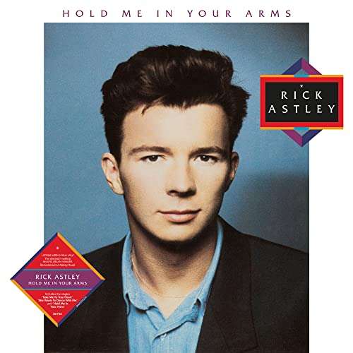 Rick Astley – Hold Me in Your Arms (2023 Remaster) (Limited Edition) (Blue Vinyl) [prime]