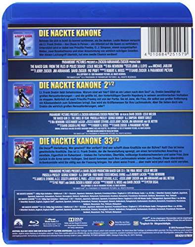 Die nackte Kanone - 3-Movie-Set (Blu-ray) [Amazon Prime]