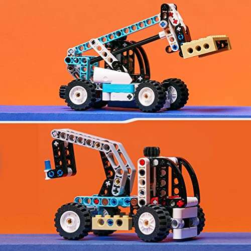 LEGO 42133 Technic 2-in-1 Teleskoplader Gabelstapler, 60390 City Kleintraktor mit Anhänger 6,55€, 71788 NINJAGO Lloyds Motorrad 6,33€ (Prime