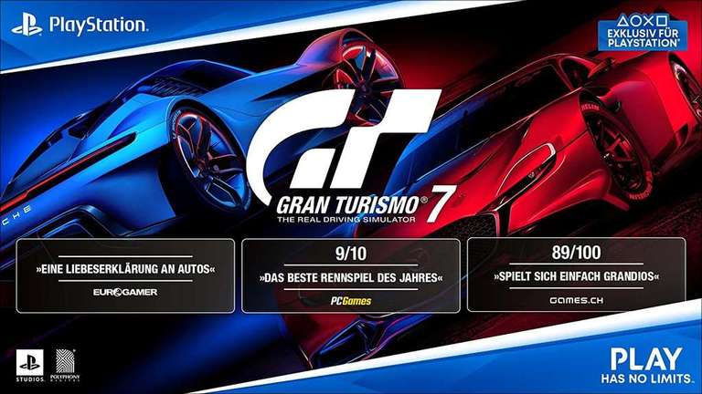 Gran Turismo 7 - [PlayStation 4] 29,99 € Abholung, 32,98€ mit Versand