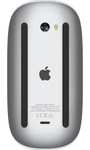 Apple Magic Mouse: Bluetooth, wiederaufladbar. Kompatibel mit Mac oder iPad; Weiß, Multi-Touch Oberfläche, PRIME