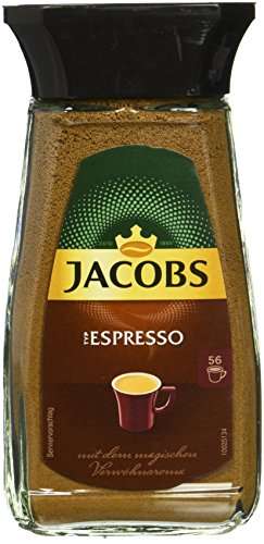 Jacobs löslicher Kaffee Espresso, 100 g Instant Kaffee