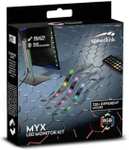 Speedlink MYX LED Monitor Kit (3 RGB-Streifen, LEDs einzeln adressierbar, Betrieb per USB-A oder Molex bzw. diverse Mainboard-Adapter)