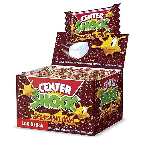Center Shock Hidden Apple, Strawberry Mix Box, Splashing Cola mit 100 Kaugummis, extra-sauer 400 g (Spar-Abo Prime)
