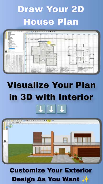 [Android | PlayStore] Home Plan Creator Floorplan 3D