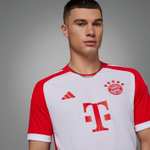 adidas Football – FC Bayern München 2023/24 – Unisex-Heimtrikot in Weiß und Rot (Gr. XS - L und 2 XL)