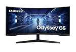 SAMSUNG Odyssey G5 (C34G55TWWR) 34 Zoll UWQHD Ultra Wide Gaming Monitor (1 ms Reaktionszeit, 165 Hz, VA-Panel) Vorführware
