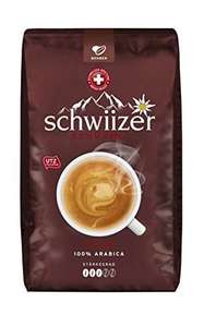 Schwiizer Schüümli Crema Ganze Kaffeebohnen Arabica, 1kg [lokal HIT]