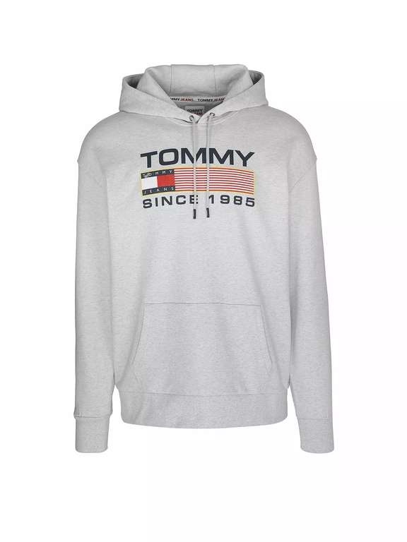 (BestSecret) Tommy Jeans Athletic Logo Hoodie (Weiß oder Hellgrau; XS bis 2XL; 100% Bio-Baumwolle) 29,99 + evtl. 5 Euro VSK