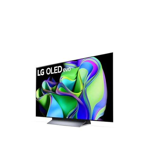 LG OLED48C31LA TV 121 cm (48 Zoll) OLED evo Fernseher (Smart TV, Filmmaker Mode, 120 Hz) [Modelljahr 2023] [Energieklasse G]
