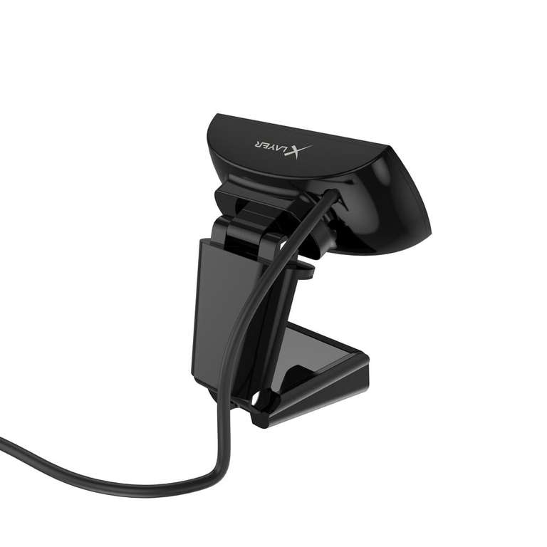 XLayer 218162 schwarz Webcam (USB, Full-HD 1080P, mit Mikrofon, kompatibel mit Windows und macOS), Versandkostenfrei - expert Neuss