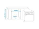 Siemens iQ300 SN43HW60AE Unterbaugeschirrspüler (44 dB(A), mit rackMatic, aquaStop & varioSpeed Plus Funktion, Home Connect - Alexa)