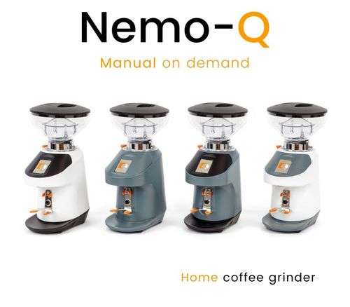 Quamar Nemo Q Manuale Espressomühle, 4 Farben [Imprezza]