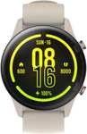XIAOMI Mi Watch Smartwatch glasfaserverstärktes Polycarbonatgehäuse Silikon, 125 mm + 85 mm, beige, black oder blue
