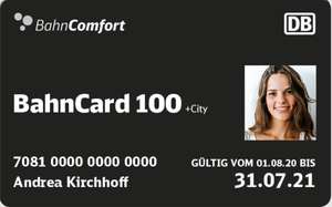 BahnCard 100 Young bis 26 Jahre + BahnCard 100 Senior ab 65 Jahren für 2664€ für ein Jahr