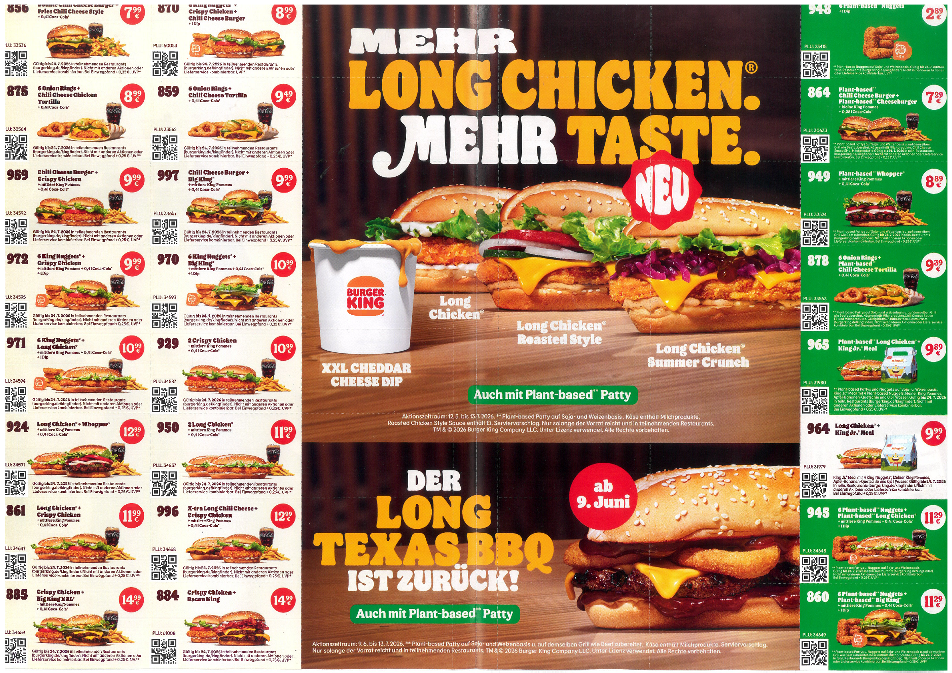 Burger King Coupons gültig vom Sa 06.06.2026 bis Fr 24.07.2026