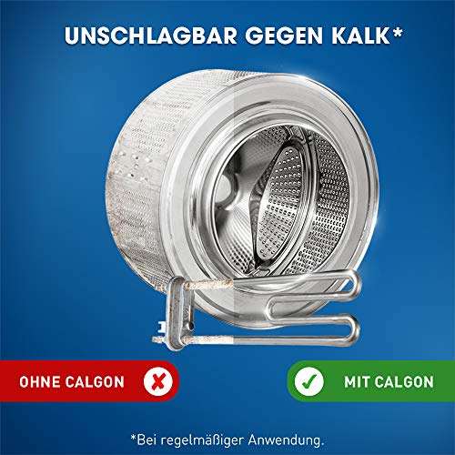 [PRIME/Sparabo] 75er Pack Calgon 3-in-1 Power Tabs – Wasserenthärter gegen Kalkablagerungen und Schmutz in der Waschmaschine – 75 Tabs