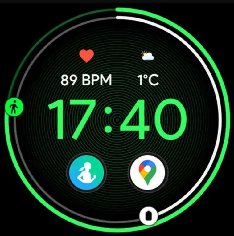 (Google Play Store) Awf Clean Digital - watch face (WearOS watchface)