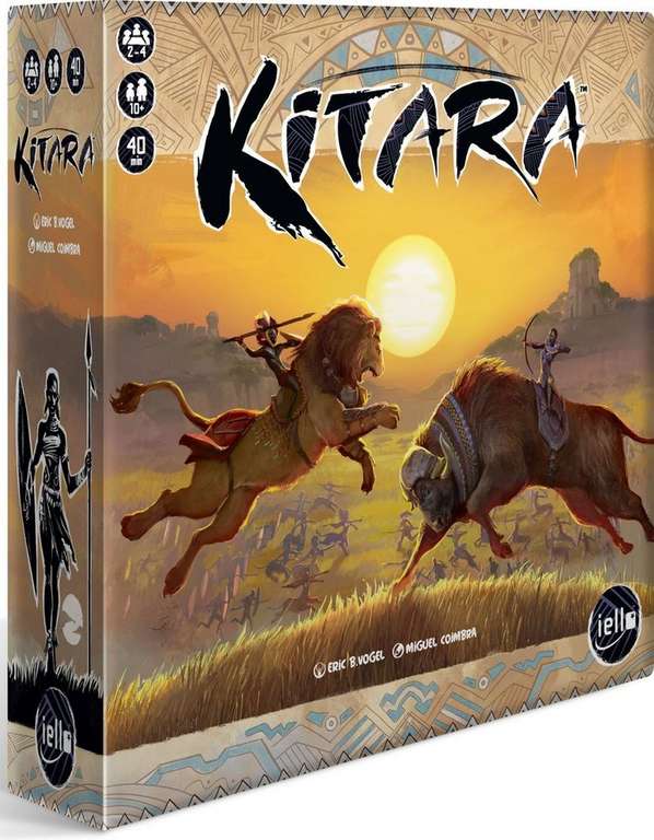 Kitara | Brettspiel (Eroberungsspiel / Area Control) für 2 - 4 Personen ab 10 Jahren | ca. 40 Min. | BGG: 6.9 / Komplexität: 2.31