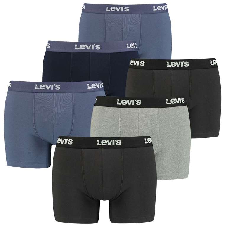 Levi's 6-Pack Trunks Boxershorts (s-xl) verschiedene Farben