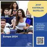 Kostenlose Europa 2024-Broschüre + Malbuch wenn gewünscht
